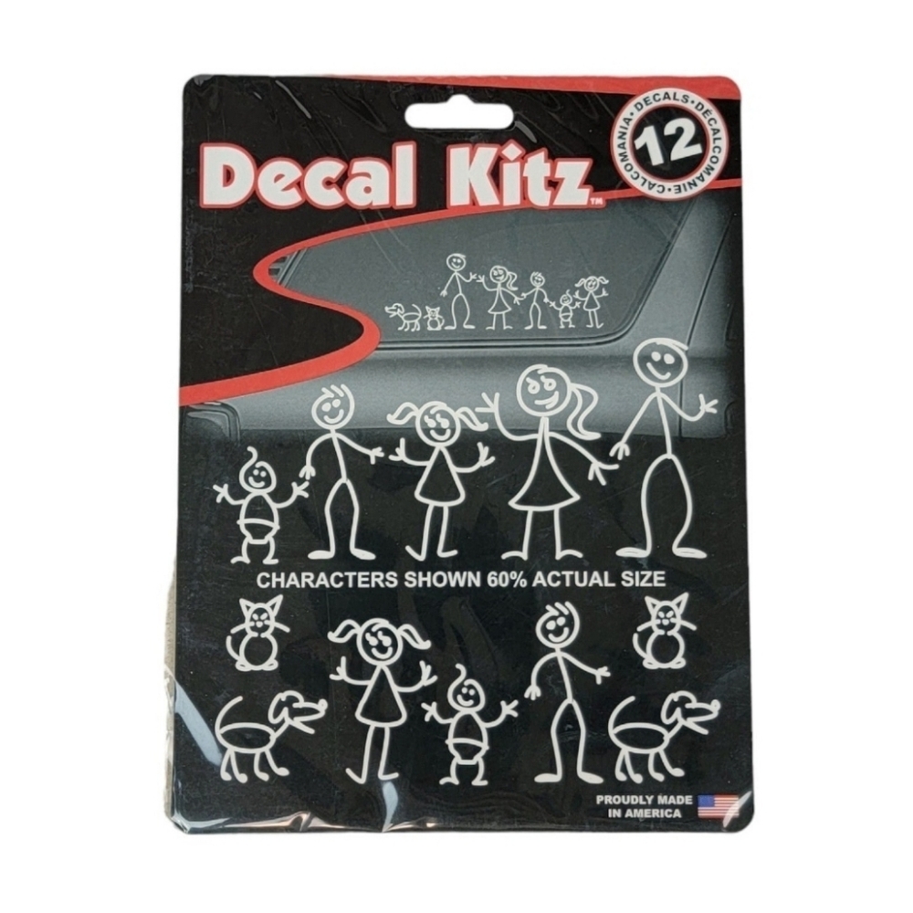 Chroma My Stick Family Decal‎ Kit 12 Piece
